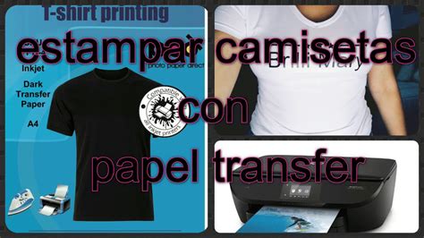 Diyestampar Camisetas Con Papel Transfer FÁcil Y RÁpido Youtube