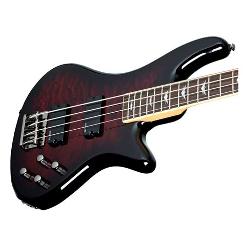 Schecter Stiletto Extreme 4 Bass Guitar Black Cherry Gear4music