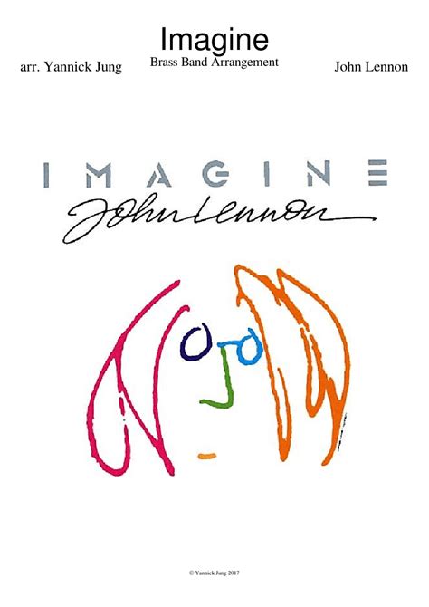 Imagine John Lennon Brass Band Sheet Music For Drum Group Solo