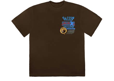Travis Scott Cactus Trails Assn T Shirt Brown Ss20