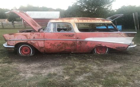 No Reserve 1957 Chevrolet Nomad Project Barn Finds