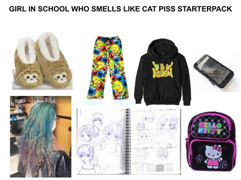 Girl In School Who Smells Like Cat Piss Starterpack Rstarterpacks
