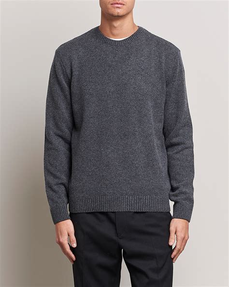 Colorful Standard Classic Merino Wool Crew Neck Deep Black Osoitteesta Care