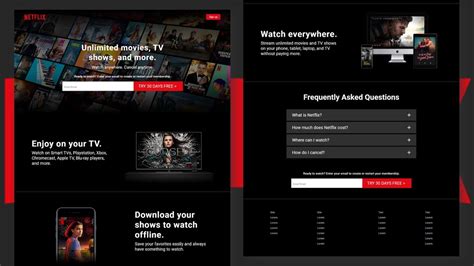 How To Create A Website Like Netflix Responsive With Html And Css