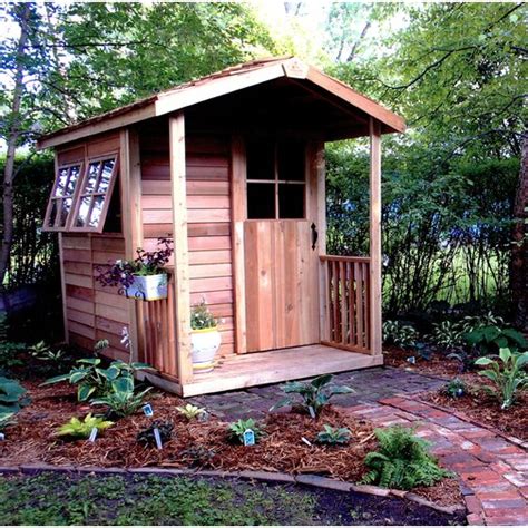 Cedarshed Gardeners Delight 6 Ft W X 9 Ft D Solid And Manufacture