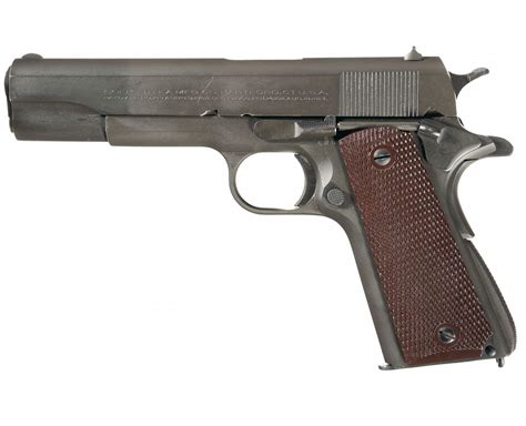 Excellent World War Ii Colt M1911a1 Semi Automatic Pistol