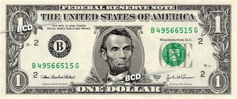Abraham Lincoln On A Real Dollar Bill Cash Money Collectible Etsy