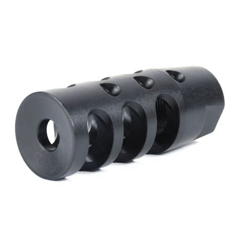 At3 Ar 15 3 Port Muzzle Brake With Crush Washer 58x24 Thread For