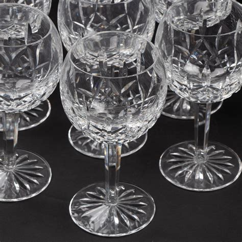 Waterford Crystal Lismore Oversize Wine Glasses Ebth