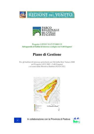 Il Piano Di Gestione Parco Regionale Dei Colli Euganei