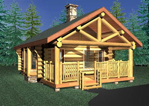 18 Surprisingly Small Log Cabin Home Plans Jhmrad