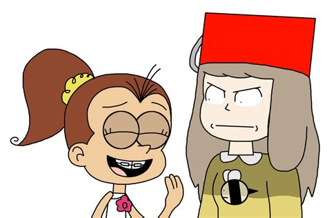 April Fools Day With Luan Loud And Bee By Marcospower1996 On Deviantart