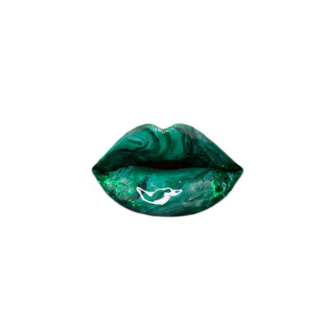 Lips Mouth Green Lipstick Makeup Sticker By Agdemoss80