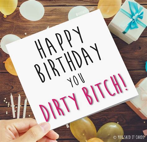 Funny Rude Offensive Birthday Cards Happy Birthday You Etsy