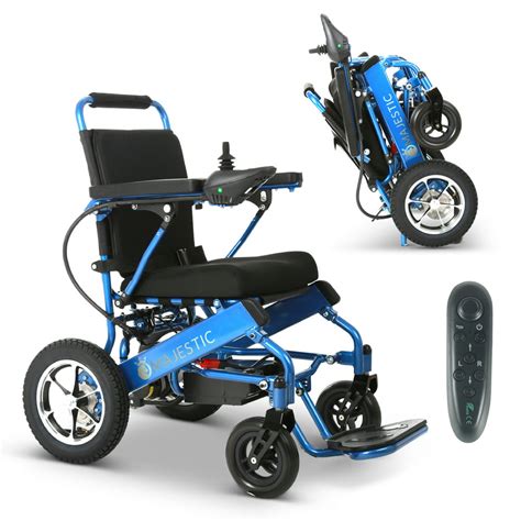 2021 New Remote Control Foldable Electric Wheelchair Mobility Aid