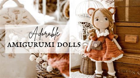 crochet these adorable amigurumi dolls which one is your favorite 🍄 youtube