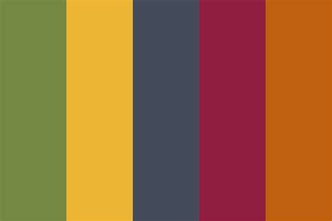 Fall October Wedding Colors Color Palette