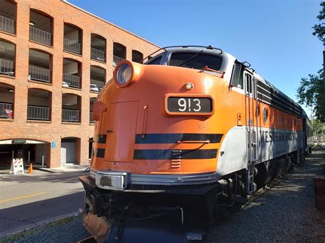 California State Railroad Museum Was Running Their F Unit A Few Weeks