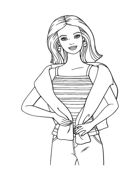 Barbie Fashionmonger Coloring Pages