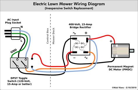 This article explains a 3 way switch wiring diagram and step how to wire three way light switch electrical circuit we have to discuss about what are the three ways for wiring diagram as discussed below and how to connect all the lights and what are the different techniques to join such switches to. Nick Viera: Electric Lawn Mower Switch Repair