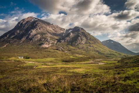Photo Of Mountains Filled With Grass Glencoe Hd Wallpaper Wallpaper