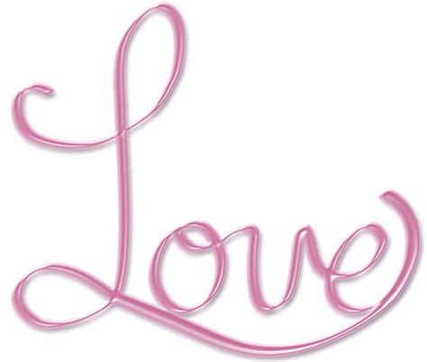 Pink Love PNG word art text by crysluvsjim on DeviantArt png image