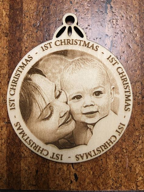 Personalized Christmas Ornament Turner Laser Engraving