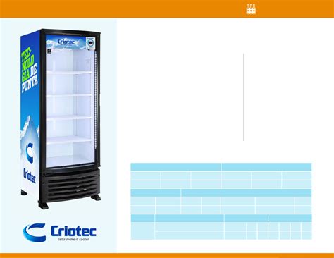 Criotec Cvz 19 User Manual