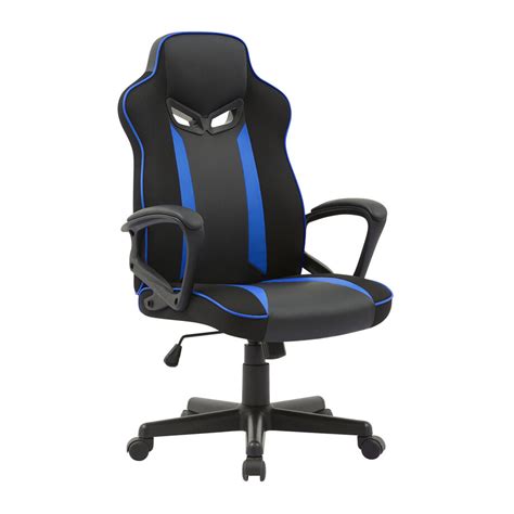 High Back Racing Style Officegaming Chair Blue Colour Blue Rossy