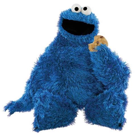 Roommates 5 In X 19 In Sesame Street Cookie Monster Peel And Stick