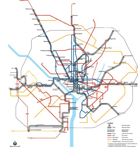 Wmata Dc Metro Map