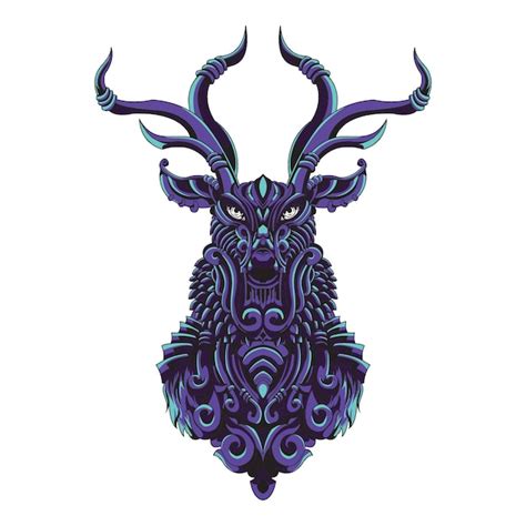 Premium Vector Deer Illustration
