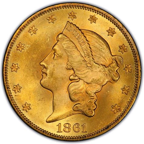 1861 Liberty Head Double Eagle Values And Prices Past Sales