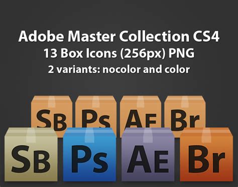 Adobe Master Cs4 Box Icons By Borislav Dakov On Deviantart