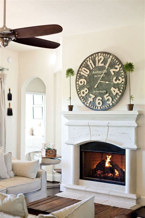 Large Wall Clocks Over Fireplace Home Ideas