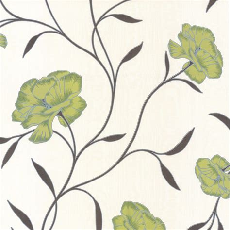 Green Floral Wallpaper Uk Wallpaperuse