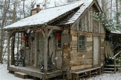 Old Fashioned Country Christmas Rustic Cabin Cabin Cabins And Cottages