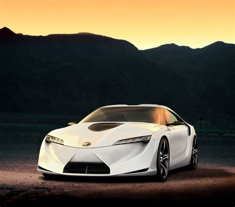Futuristic Toyota Ft Hs Hybrid Sports Concept Car Integrates Ecology