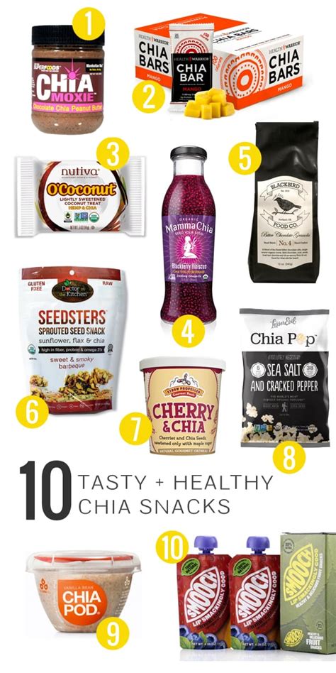 10 Tasty Healthy Chia Snacks Oh My Veggies