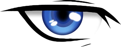 Blue Anime Eyes Png Image Background Png Arts