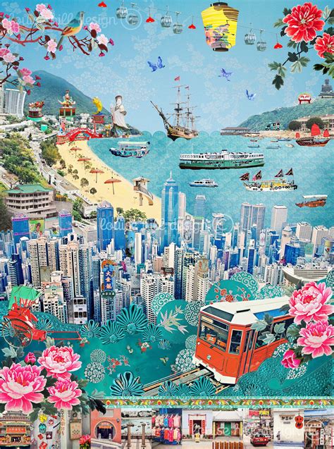 We Love Hong Kong Hong Kong Print Goddess Of The Sea Hongkong Urban