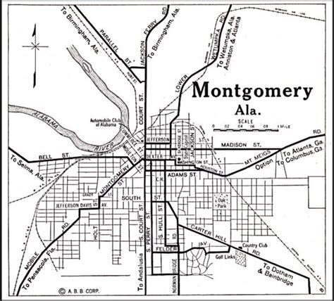 Montgomery Alabama Monday Map One Mans World
