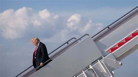 trump walks out over and over again the new york times