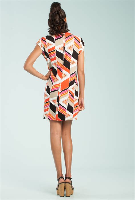 Trina Turk Arena Dress In Orange Lyst