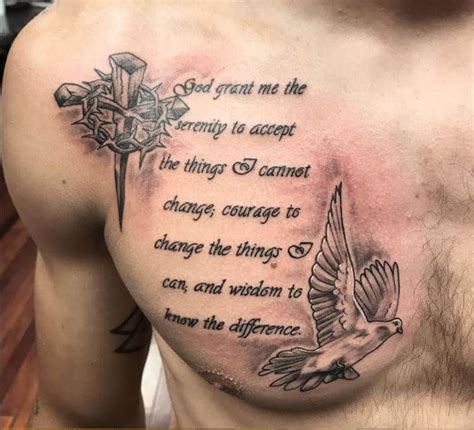 Christian Tattoos Chest Tattoo Quotes Bible Quote Tattoos Tattoo
