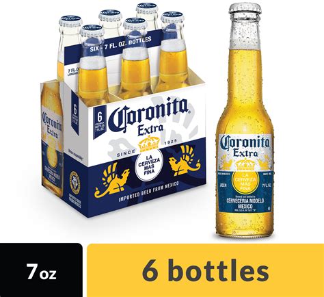 Corona Extra Coronita Mexican Import Beer 6 Pk 7 Fl Oz Bottles 46
