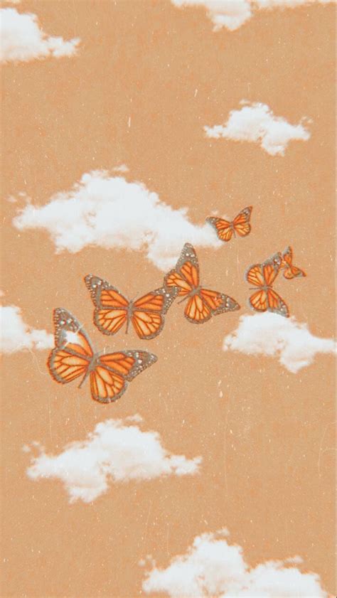 Brown Aesthetic Butterfly Wallpapers Wallpaper Cave