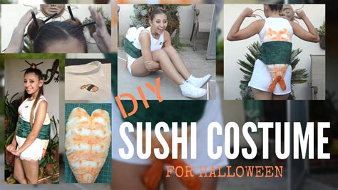 Learn how to make a sushi roll costume here! DIY Sushi Costume for Halloween - LocoasKoko - YouTube