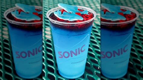 You Re Going To Need A Bigger Cup For Sonic S Shark Week Slush