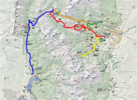 Trail Ridge Road Map